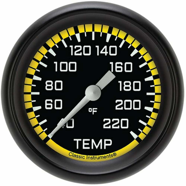 Classic analog gauge set black