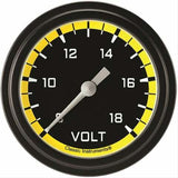 Classic Instruments voltmeter analog gauge black