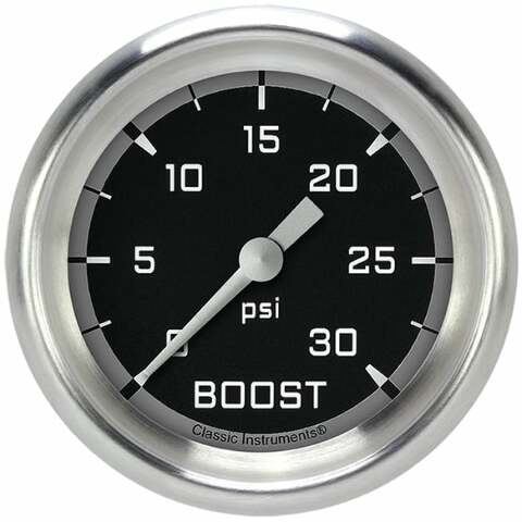 Classic analog gauge set black