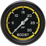Classic analog gauge set black