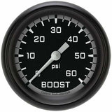 Classic analog gauge set black