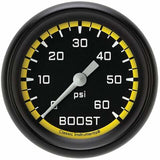Classic analog gauge set black
