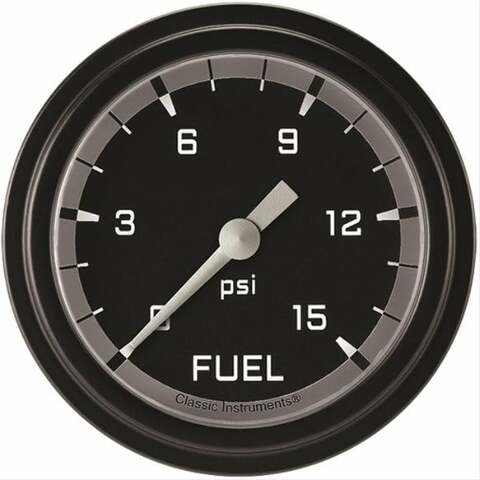 Classic analog gauge set black