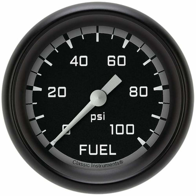 Classic analog gauge set black