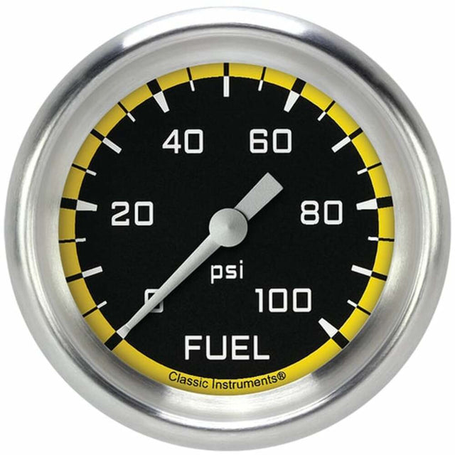 Classic analog gauge set black