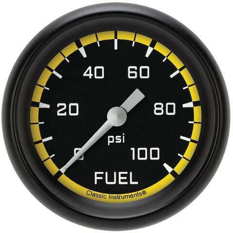 Classic analog gauge set black