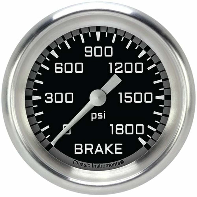 Classic analog gauge set black