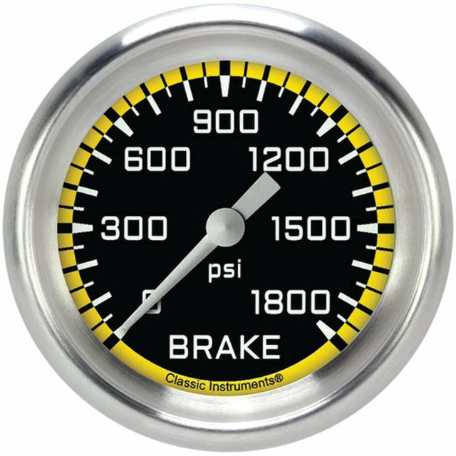 Classic analog gauge set black