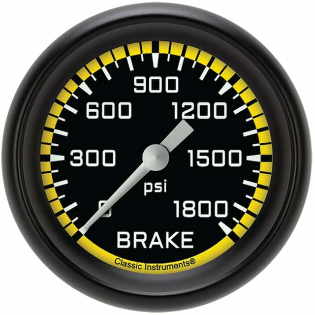 Classic analog gauge set black