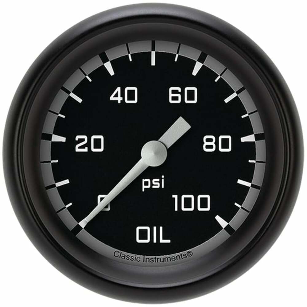 Classic Instruments Oil Pressure Gauge black