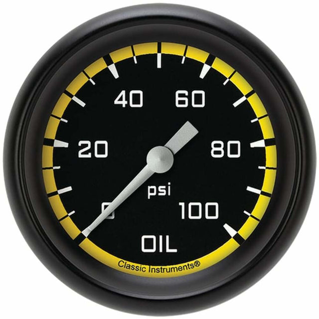 Classic Instruments Oil Pressure Gauge black