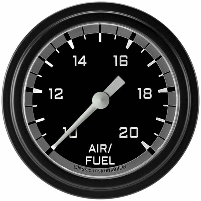 Classic analog gauge set black