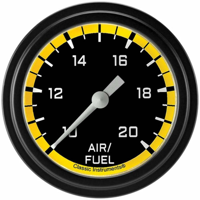 Classic analog gauge set black