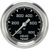 Classic analog gauge set black