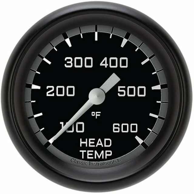 Classic analog gauge set black