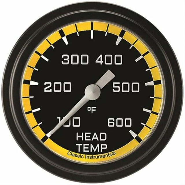 Classic analog gauge set black