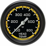 Classic analog gauge set black