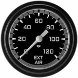 Classic analog gauge set black