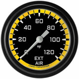 Classic analog gauge set black