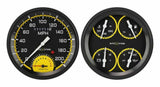 t AutoCross Yellow Two Gauge Set AX62YBLF Classic Instruments