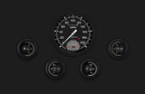 t Auto Cross Gray 4 5/8" Speedtachular AX65GBLF Classic Instruments