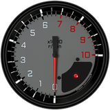 AutoCross Gray 4 5/8" Tachometer AX71GBLF