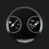AutoCross Gray 3 3/8" Fuel & Oil Dual AX72GBLF