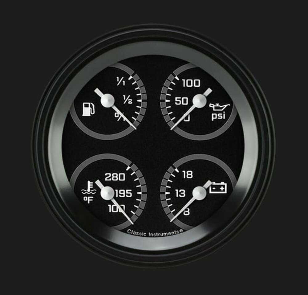 AutoCross Gray 3 3/8" Quad AX77GBLF