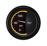 AutoCross Yellow 2 1/8" Oil Pressure AX81YBLF