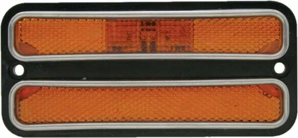 68-72 Trucks Front Side Marker Light-Deluxe-Amber-Led-Each B3003LED