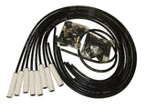 Spark Plug Wire Set Universal 8mm Stainless Steel Spiral Wound Suppression 75055