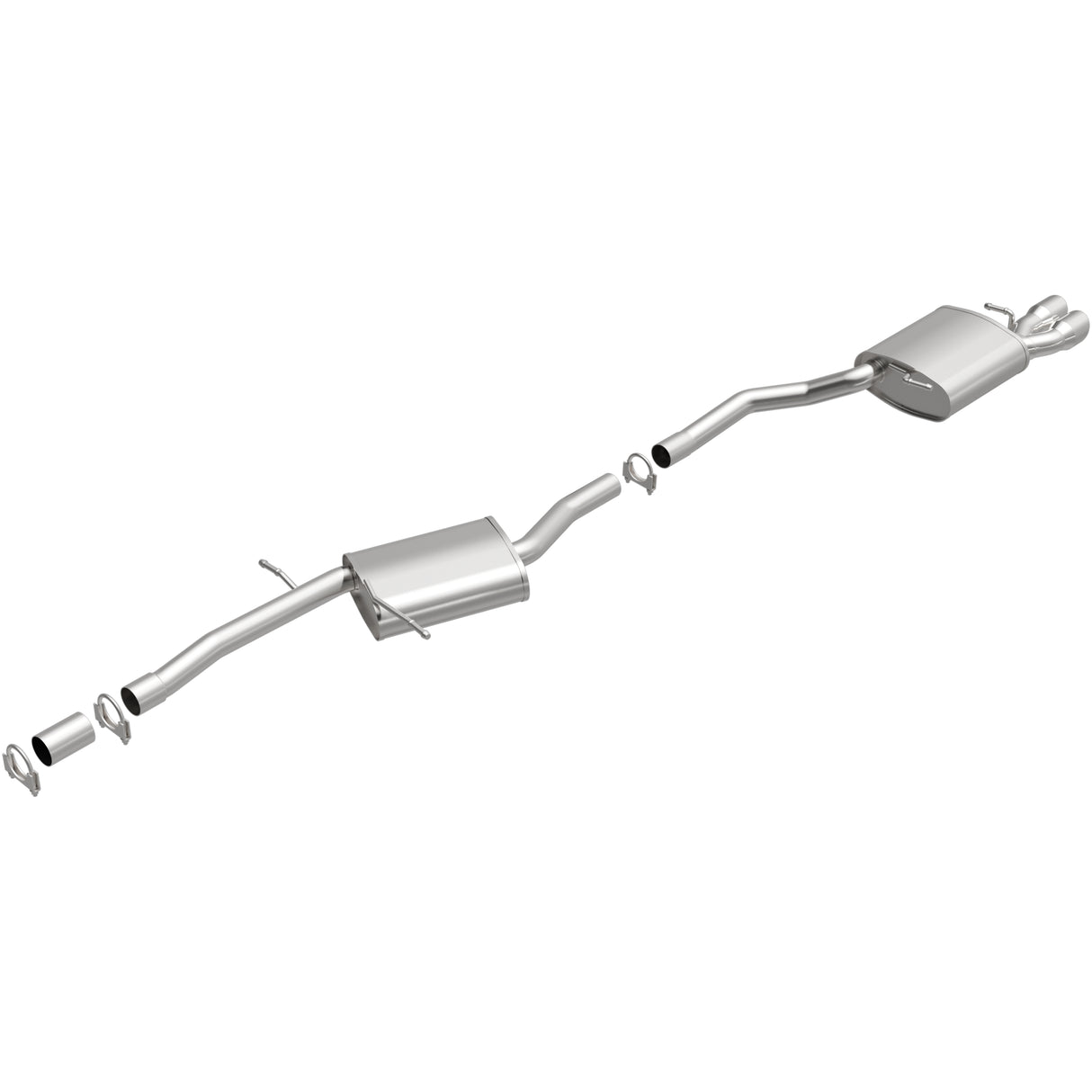 2009-2016 Audi A4 Quattro Direct-Fit Replacement Exhaust System 106-0914 aluminized steel