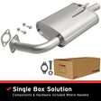 2007-2009 Nissan Altima Direct-Fit Muffler Kit 108-0048 aluminized steel