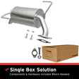 2010-2019 Subaru Outback Direct-Fit Muffler Kit 108-0087 aluminized steel