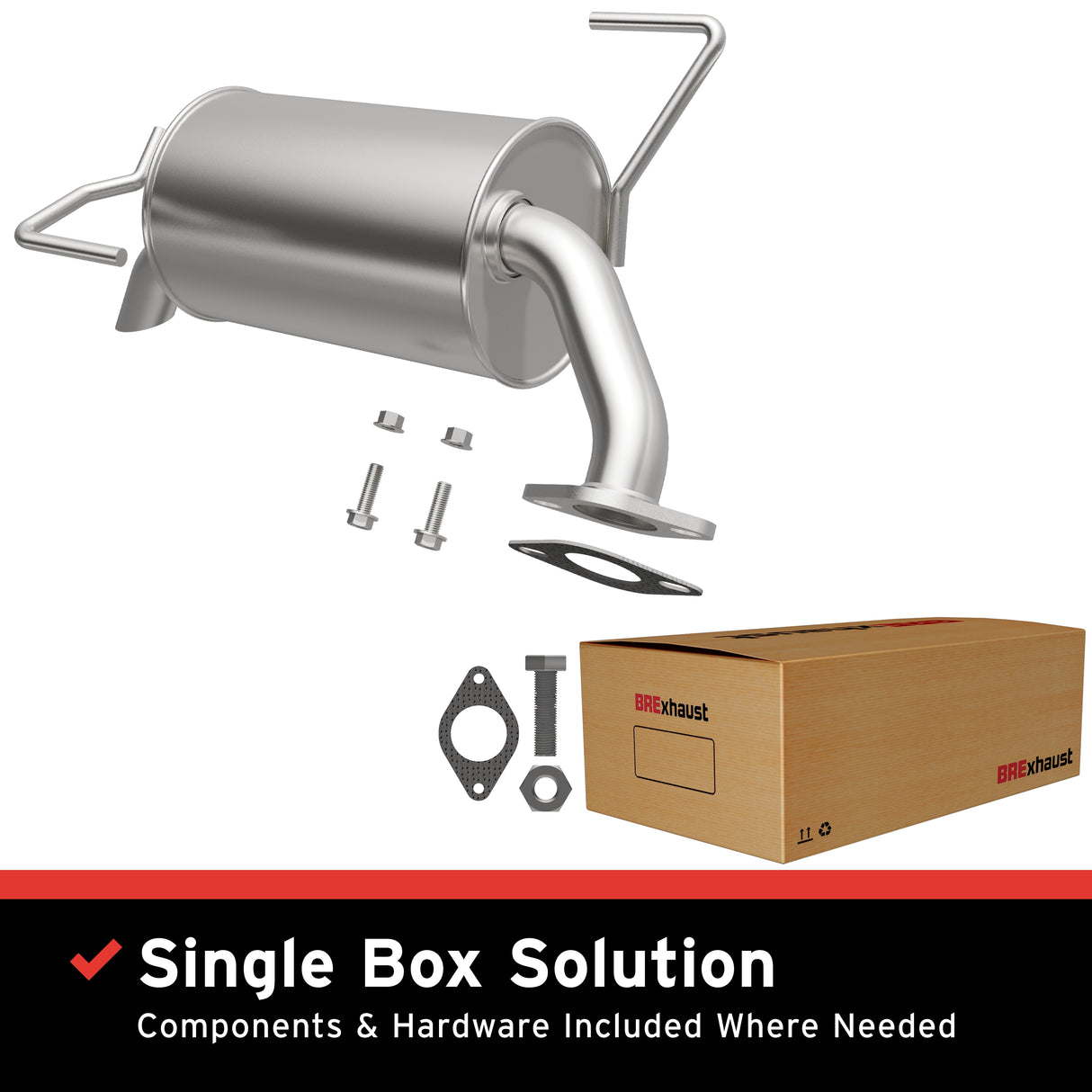 2010-2019 Subaru Outback Direct-Fit Muffler Kit 108-0087 aluminized steel