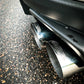 Fits 15-16 Subaru WRX 3" Cat Back Dual Split Rearwith Carbon Fiber Tips-S48003CF