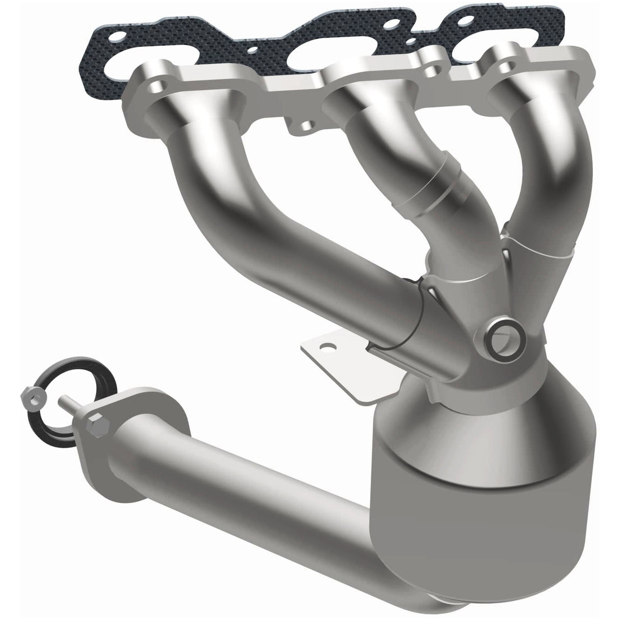 Catalytic Converter with Integrated Exhaust Manifold for HM Grade Federal / EPA Compliant Direct-Fit Manifold Catalytic
