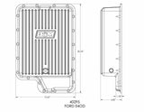 t B&M 40295 Cast Aluminum Ford E40D 4R100 5R100 TorqShift Deep Transmission Pan B&M