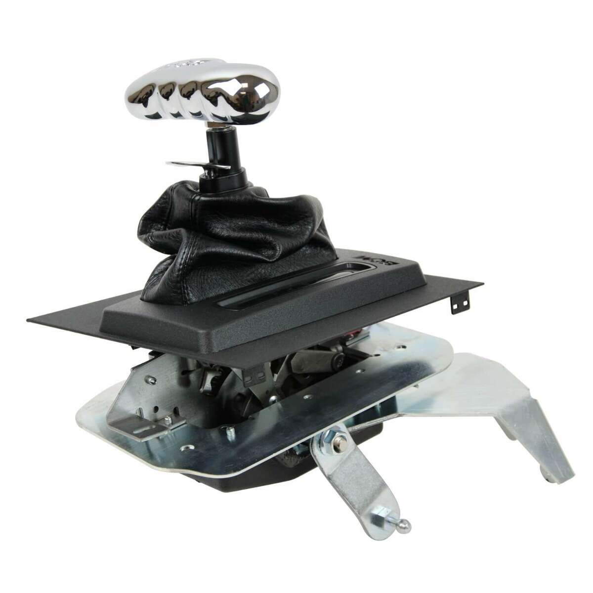 t B&M 81002 - Automatic Ratchet Shifter - Hammer Console - Fits 1987-1993 Ford Mustang Console. B&M