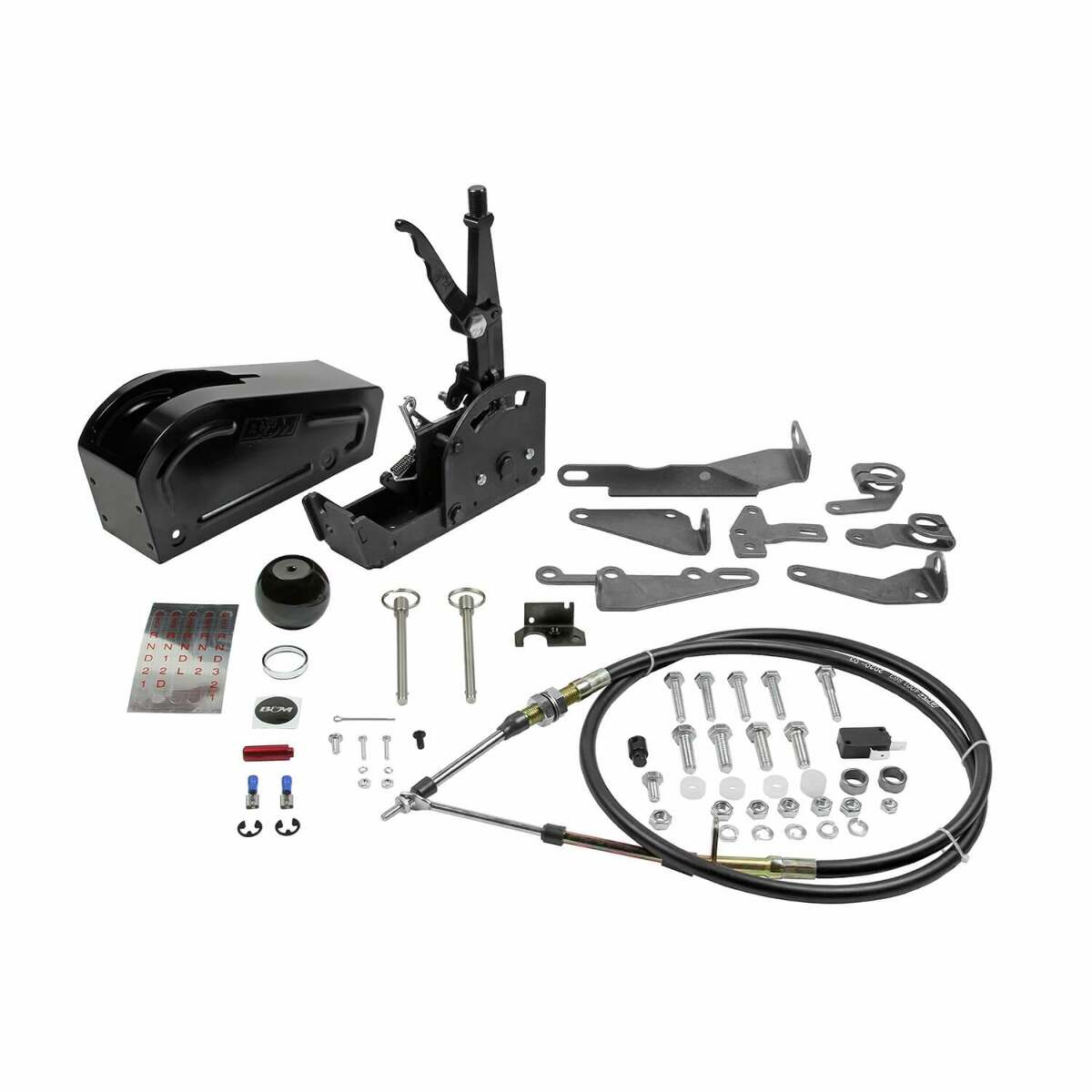 t B&M AUTOMATIC GATED SHIFTER - PRO STICK - BLACK - 81706 B&M