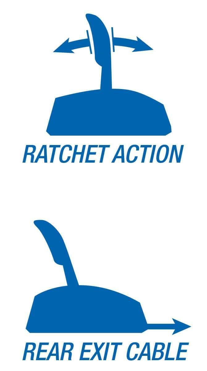 t B&M Automatic Ratchet Shifter - Hammer Console - 81001 B&M