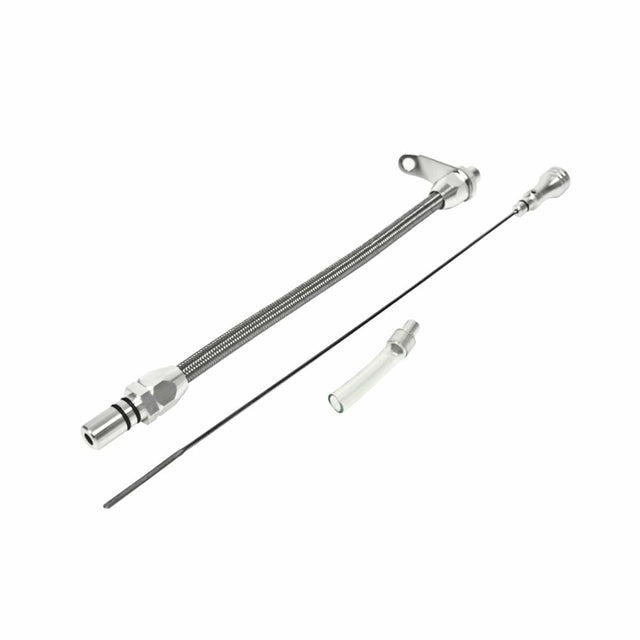 Billet Aluminum/Stainless Steel Braided Dipstick - GM billet aluminum stainless steel