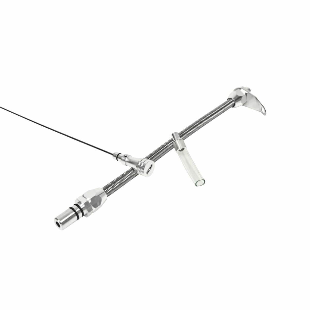 Billet Aluminum/Stainless Steel Braided Dipstick - GM billet aluminum stainless steel