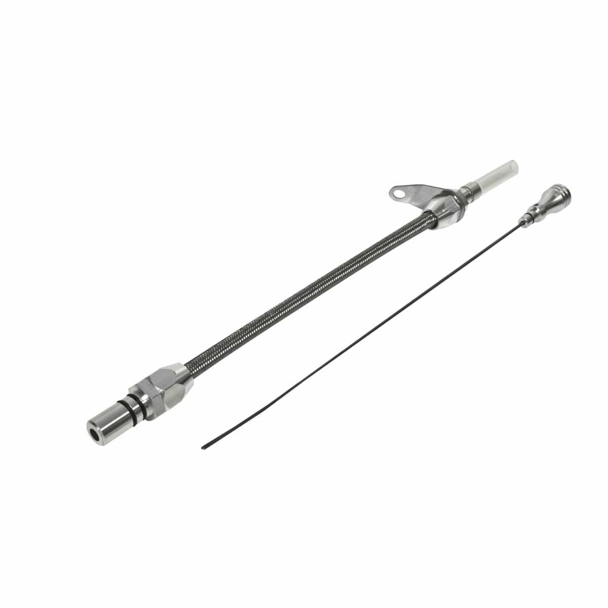 Billet Aluminum/Stainless Steel Braided Transmission Dipstick-GM billet aluminum stainless steel