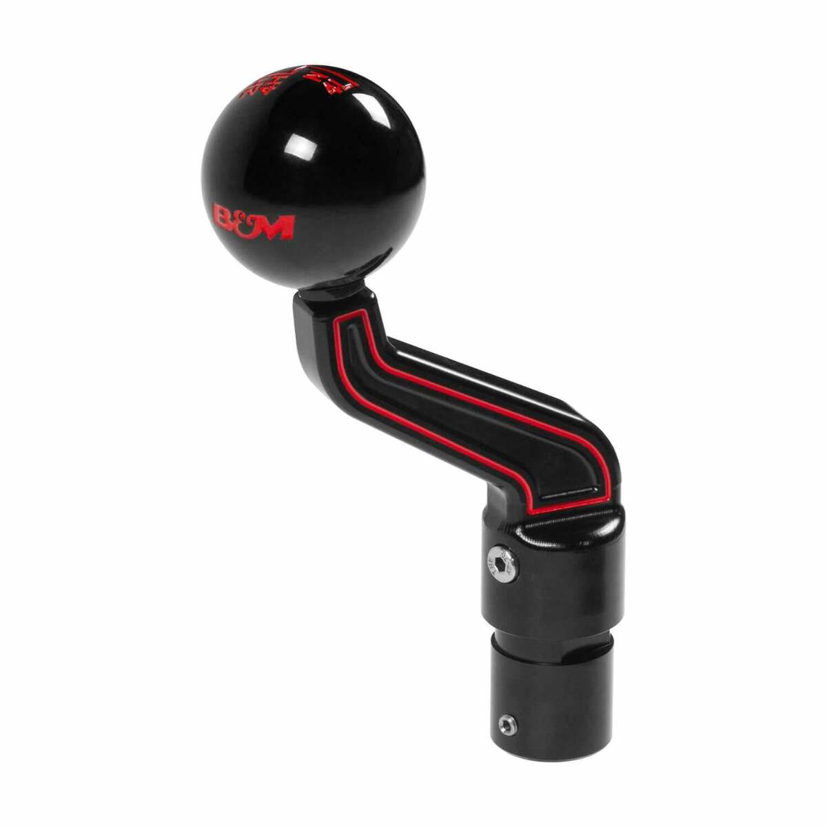 Billet Extended Transfer Case Handle & Shift Knob billet aluminum black anodized