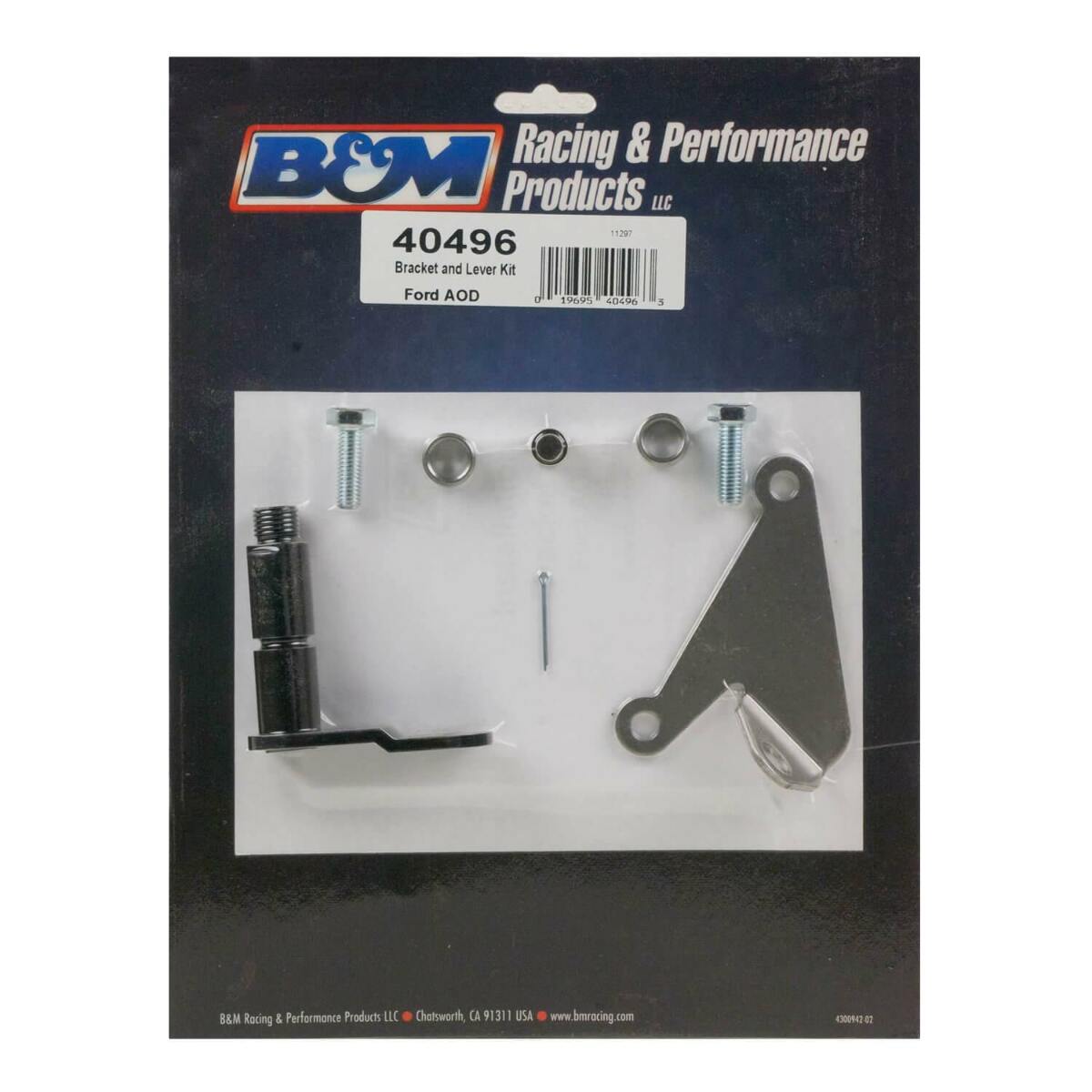 t B&M Cable Bracket & Shift Lever Kit - Ford - 40496 B&M