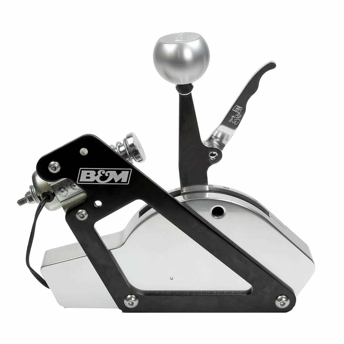 B&M Electric Shifter Solenoid aluminum stainless steel