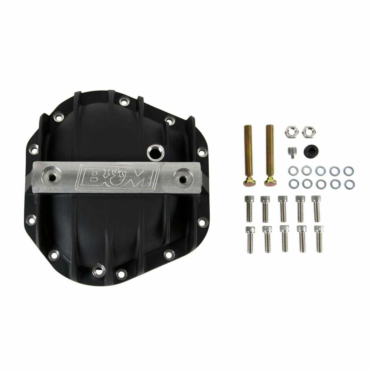 t B&M Hi-Tek Aluminum Differential Cover for Dana 60/70 - Black - 11314 B&M