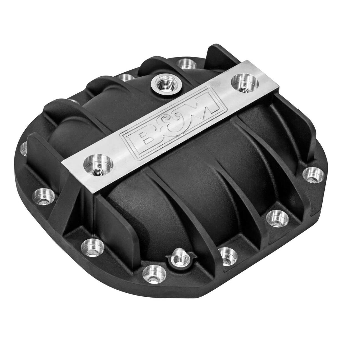 Hi-Tek Aluminum Differential Cover for Ford Super 8.8 - Black aluminum black anodized