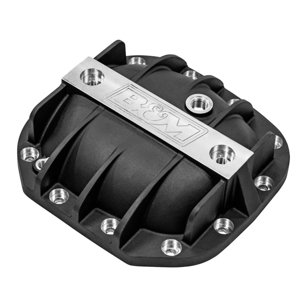 Hi-Tek Aluminum Differential Cover for Ford Super 8.8 - Black aluminum black anodized